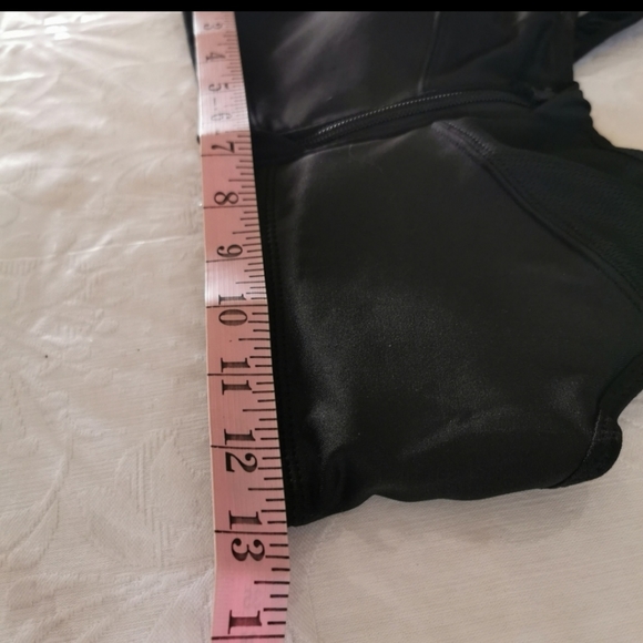 Black Front Zipper Sports Bra Size L - Picture 5 of 7